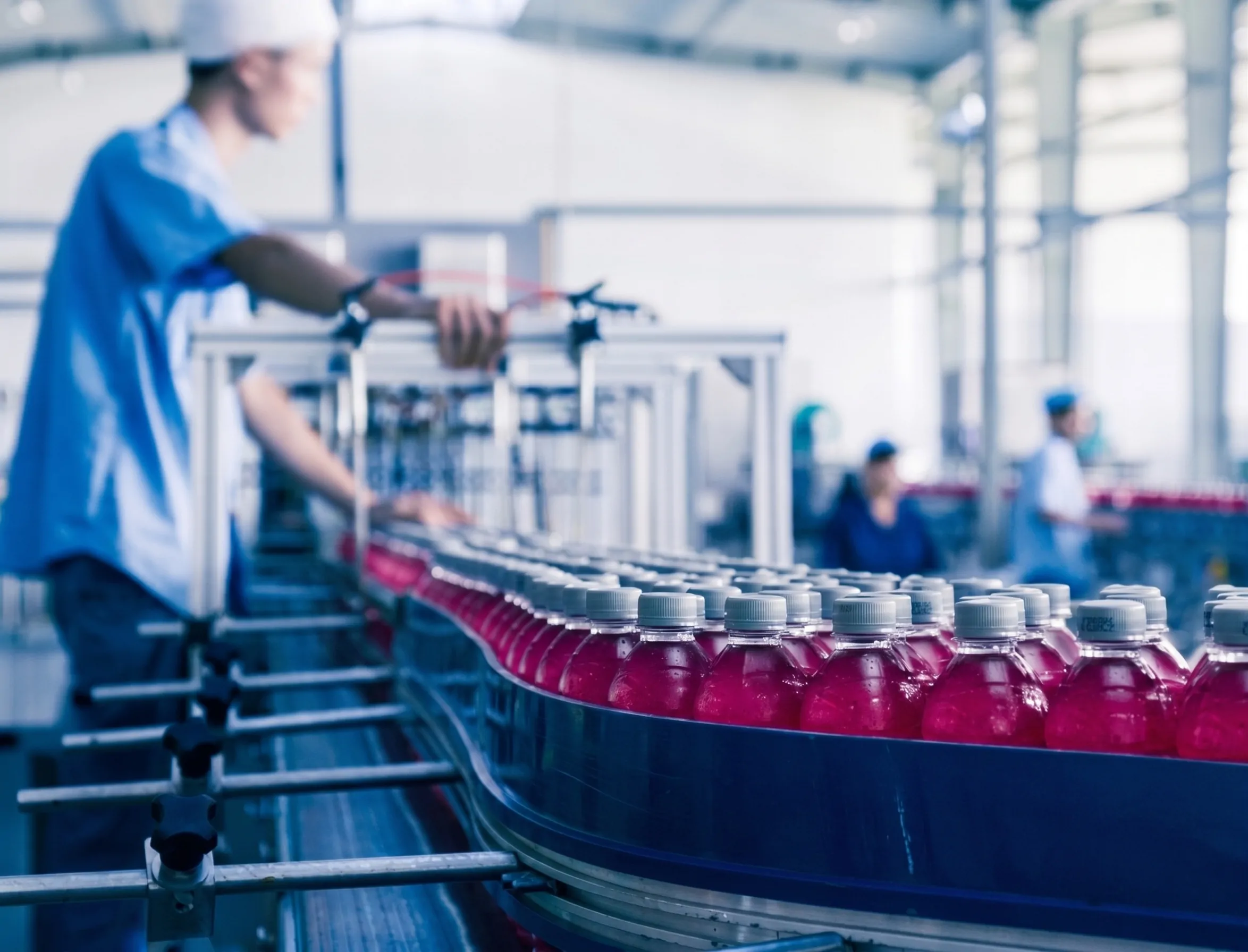 Applications: bottling companies (beverages, cosmetics etc.)